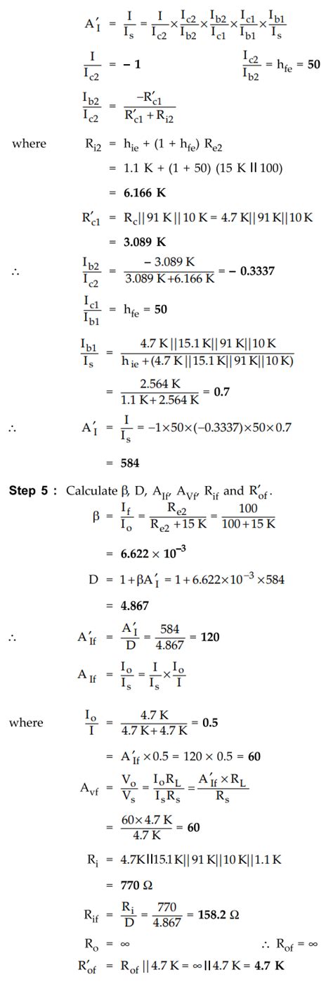 Analysis of Feedback Amplifiers