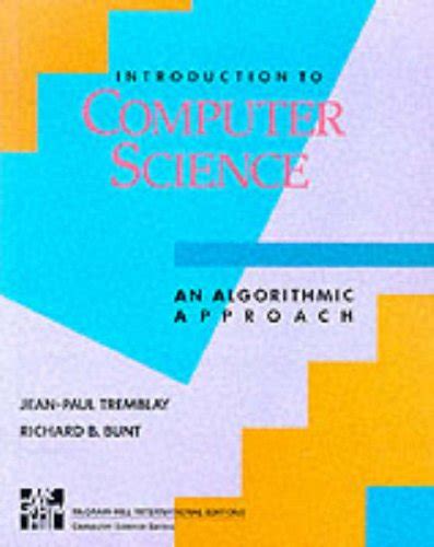 Image result for Introduction to Computer Science Book by Tremblay