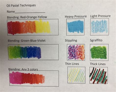 Oil Pastel Drawings Techniques