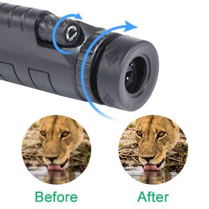 Buy ZHIZUKA Monocular 40X60HD Zoom Magnification Telescope + Mobile ...
