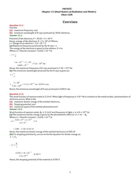 Image result for Exercise 1.11 Physics Class 12