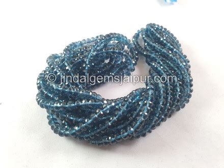 London Blue Topaz beads manufacturer - Jindal Gems