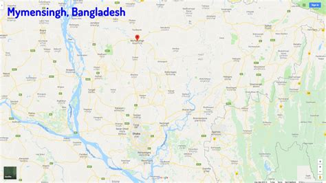 Map Of Bangladesh Mymensingh