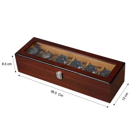 Wooden Watch Storage Cases- 6 Watches