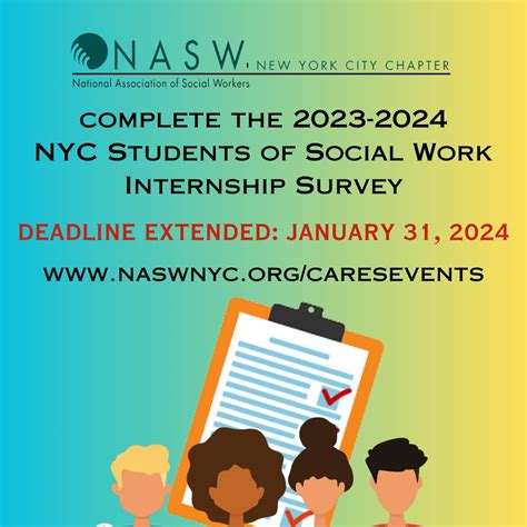 CALLING NYC SOCIAL WORK STUDENTS 🗣 The NASW NYC Chapter wants to know ...