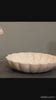 Covea – Scalloped Travertine Bowl 12" Urli
