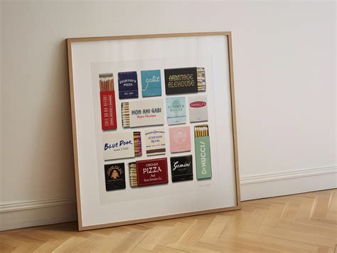 Lincoln Park Matchbox Fine Art Print, Chicago Matches, Vintage ...