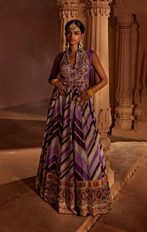 Leher Anarkali Set – Kalista-Ind