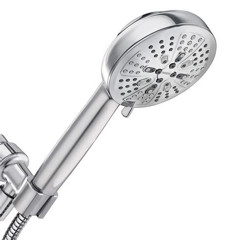 Moen Hydro Energetix Chrome Showerhead with Eight Spray Functions ...
