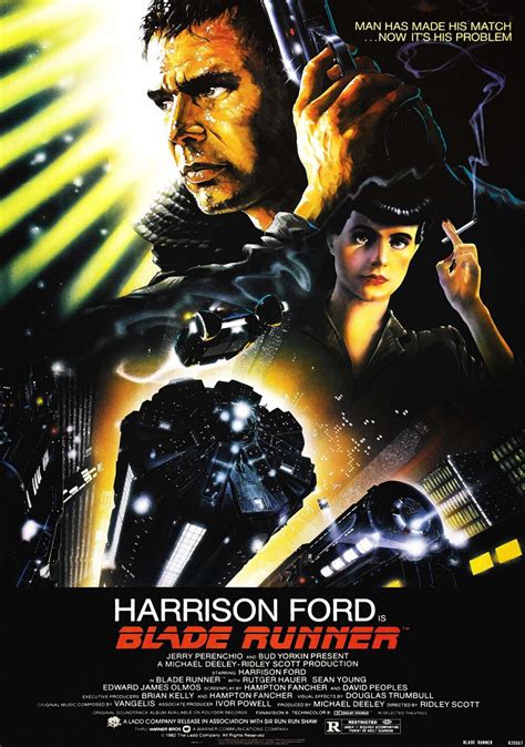 Blade Runner Movie Poster - Classic 80's Vintage Poster