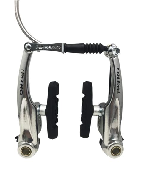 Tektro New 837AL Linear Pull V-Brake Bike MTB Hybrid Black/Silver ...