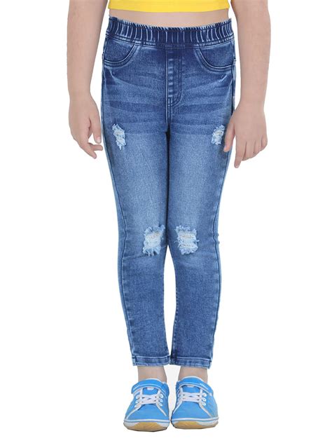 Buy Naughty Ninos Girl's Skinny Jeans (MM00068JGG_Blue_9 Years-10 Years ...