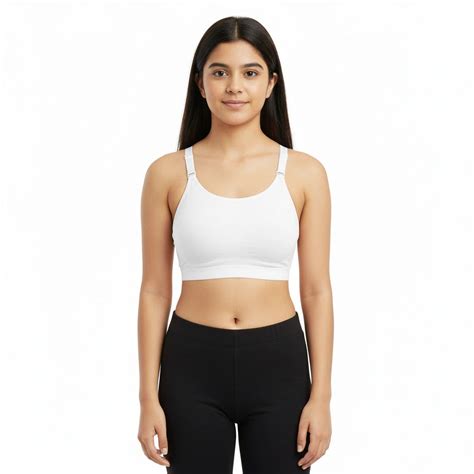 Bamboo Fabric Teenager Sports Bra – Ultra Soft, Stretchy & Sweat-Proof ...