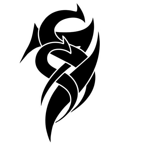 S Latter Tribal Tattoo Sticker Waterproof Temporary Body Tattoo