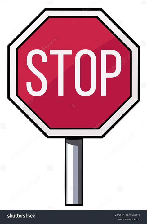 Image result for Stop Sign Cartoon