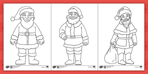 Santa Outline - Christmas - Parents
