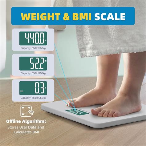 LEPULSE 550lb Bathroom Digital Scale for Body Weight India | Ubuy