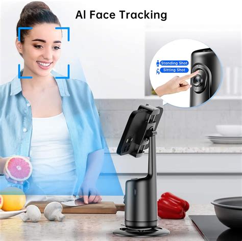 Buy Auto Tracking Phone Holder, Auto Face Tracking Tripod, Portable All ...