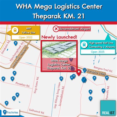 WHA MEGA LOGISTICS CENTER THEPARAK KM. 21 The Most Extensive Industrial ...