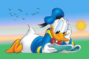 DONALD DUCK Paper Poster For Living & Kids Room (Poster 12X18 Inch in ...