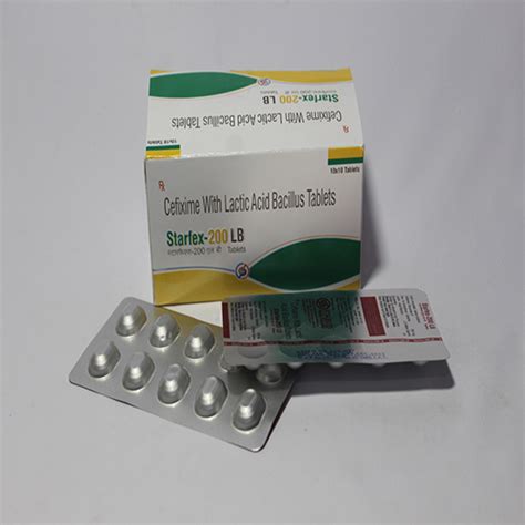 STARFEX-200 LB Tablets Starvid Healthcare