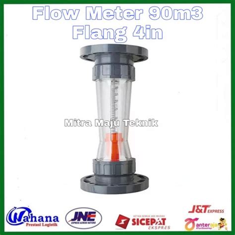 Jual Flow Meter 90m3 Flang 4in / Rotameter Pengukur Alat Pengukur Debit ...