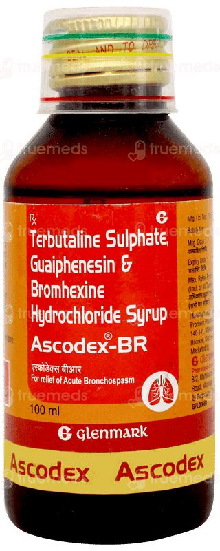 Ascodex Br 50/1.25/4 MG Syrup 100 ML | Order Ascodex Br 50/1.25/4 MG ...