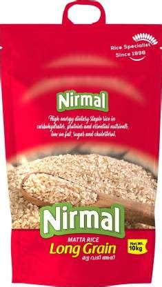 Nirmal Matta Rice (Long Grain, Parboiled) Price in India - Buy Nirmal ...