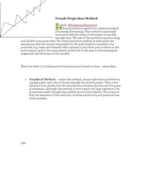 Image result for Trend Projection Method