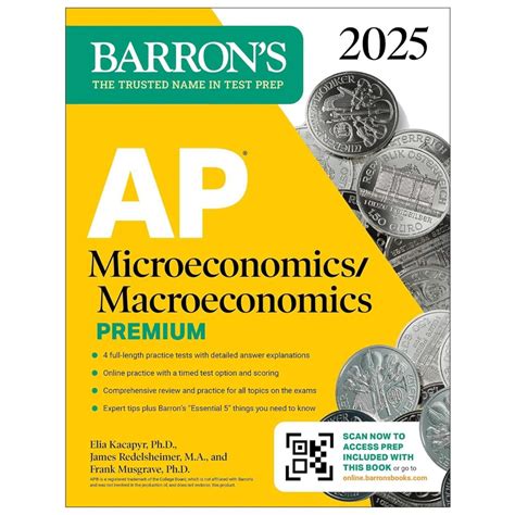 AP MICROECONOMICS/MACROECONOMICS PREMIUM, 2025:4 PRACTICE TESTS ...