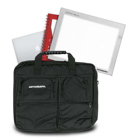 Artograph Craft and Hobby Storage Bag, Black, Large, 5 Pockets, Durable ...