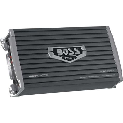Buy Boss-ARMOR 3000-Watt 2-Channel Monoblock Class D Power Amplifier ...