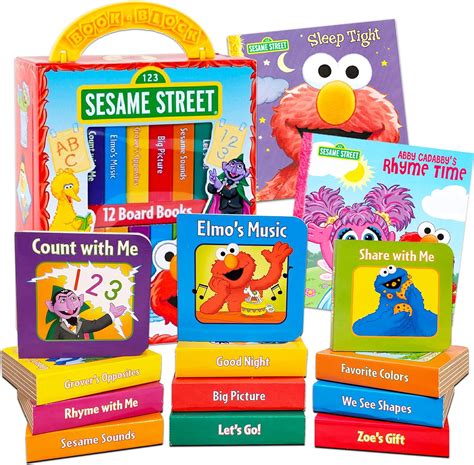 Sesame Street Board Books Set Toddlers Babies Bundle India | Ubuy