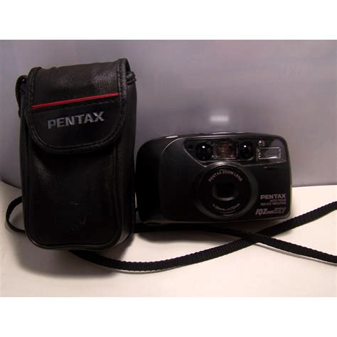 Pentax Camera IQZoom EZY 35mm 38-70mm Zoom Lens Film Camera &Case ...