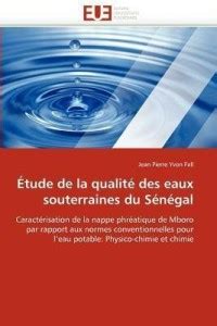 tude de la Qualit Des Eaux Souterraines Du S n gal: Buy tude de la ...