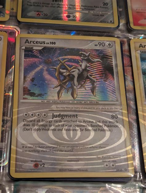Pokemon Arceus Card