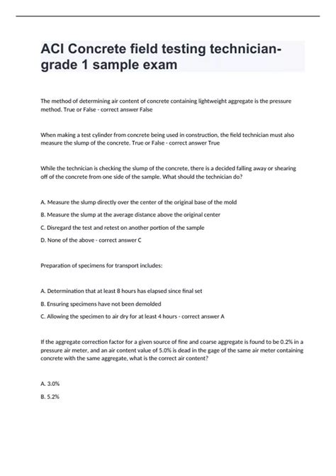 Image result for ACI Concrete Testing Procedures