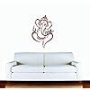 Decor Villa Vinyl Self Adhesive Ganesh ji Decal Wall Sticker for Living ...