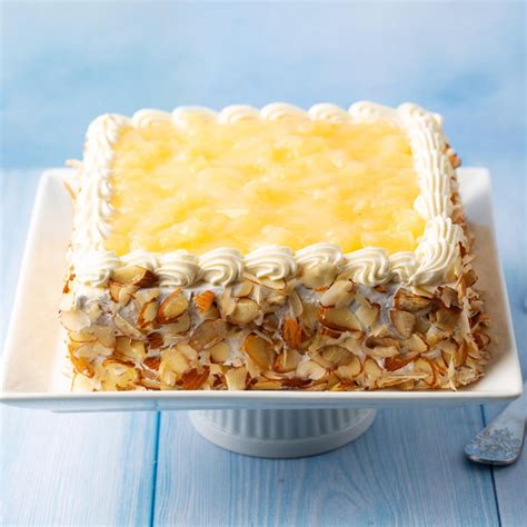 Order 1 Kg Eggless Fresh Cream Pineapple Cake Online at Best Prices in ...