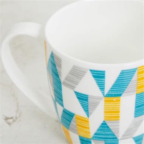 Buy Corsica Alton Set of 4 Bone China Mugs - 240ml from Home Centre at ...