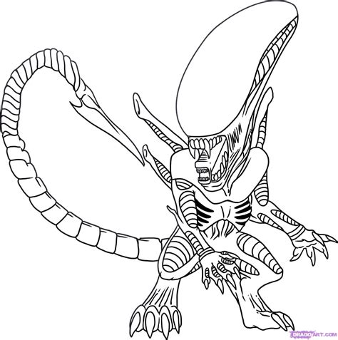 Image result for Alien vs Predator Coloring Pages