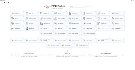 Image result for PDF24 Creator Features