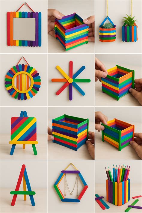 Top 5 Popsicle Stick Crafts You Must Try! | DIY Home Decor & Fun Ideas ...