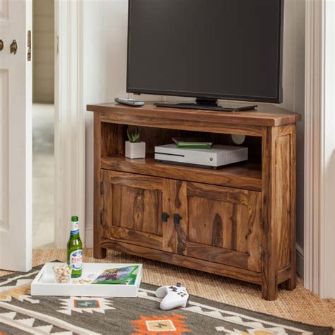 Wooden TV Unit - CORNER ( Marigold Collection ) – Evolvekart®