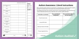 Are You Autism Aware? A4 Display Poster (teacher made)