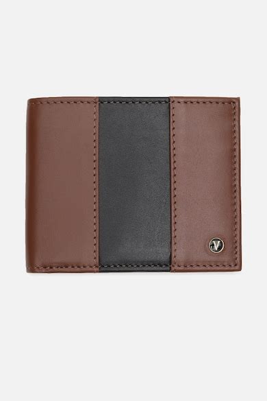 Buy Men Brown Leather Wallet Online - 39726061 | Van Heusen