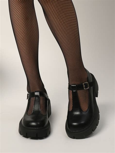 Buckle Decor Platform Mary Janes | Platform mary janes, Mary jane ...