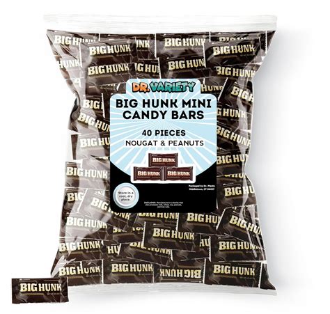 Amazon.com : Annabelle's Big Hunk Mini Candy Bars, 425oz Bar (40 Pack ...