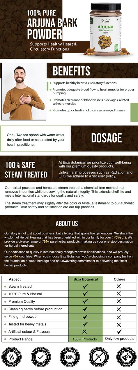 Arjuna Bark Powder Terminalia Arjuna – Bixa Botanical India