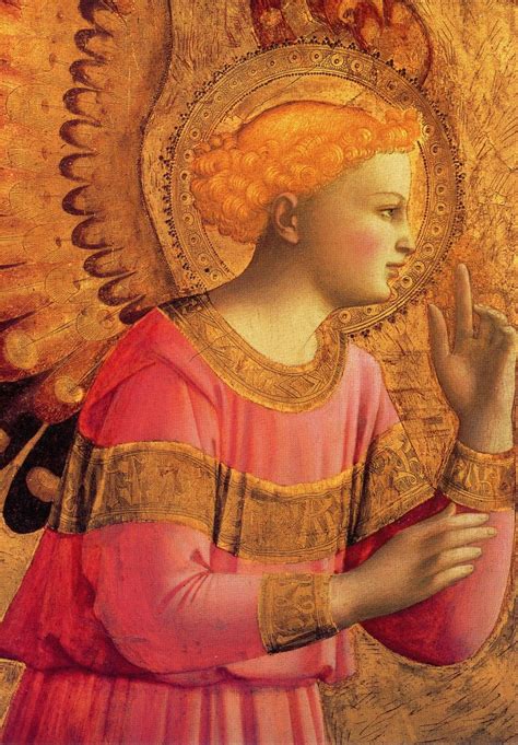 Annunciatory Angel, 1450-55 by Fra Angelico - 5 X 7" (Greeting Card ...